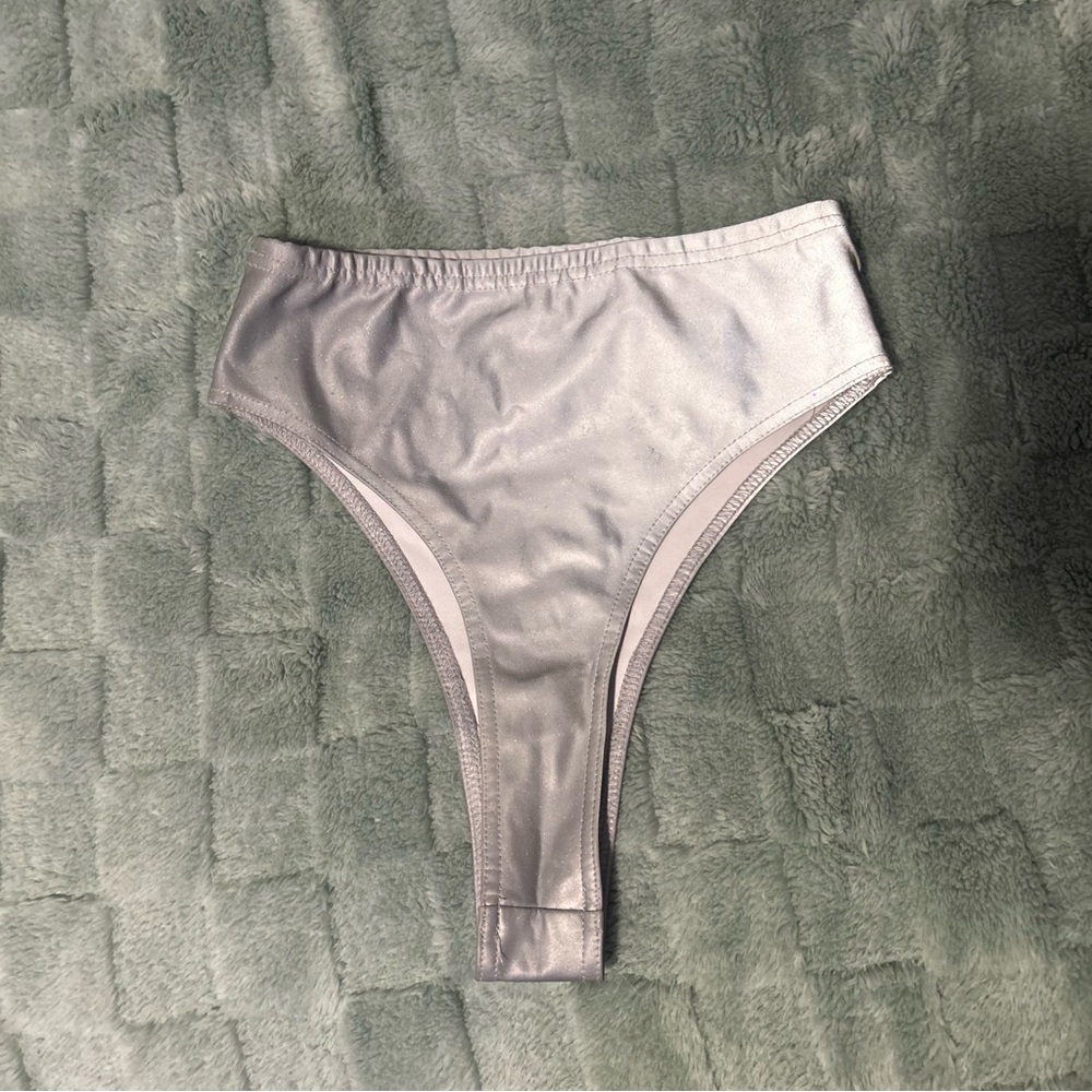 Chrome High Waisted Rave Bottoms